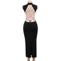 Backless Bandage Bodycon Maxi Dress for Women Y2K