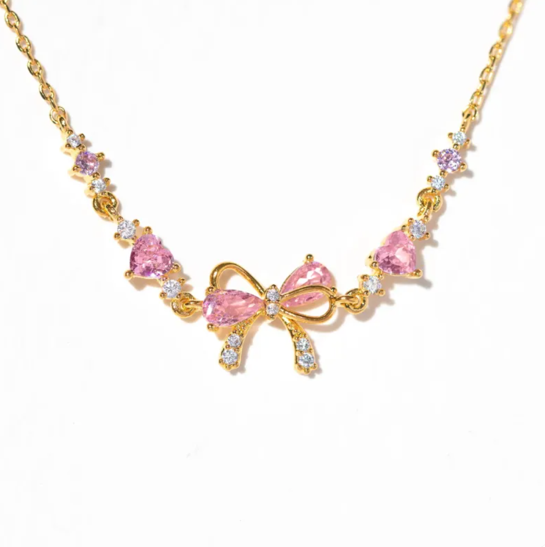 Y2K Heart Rhinestone Bracelet