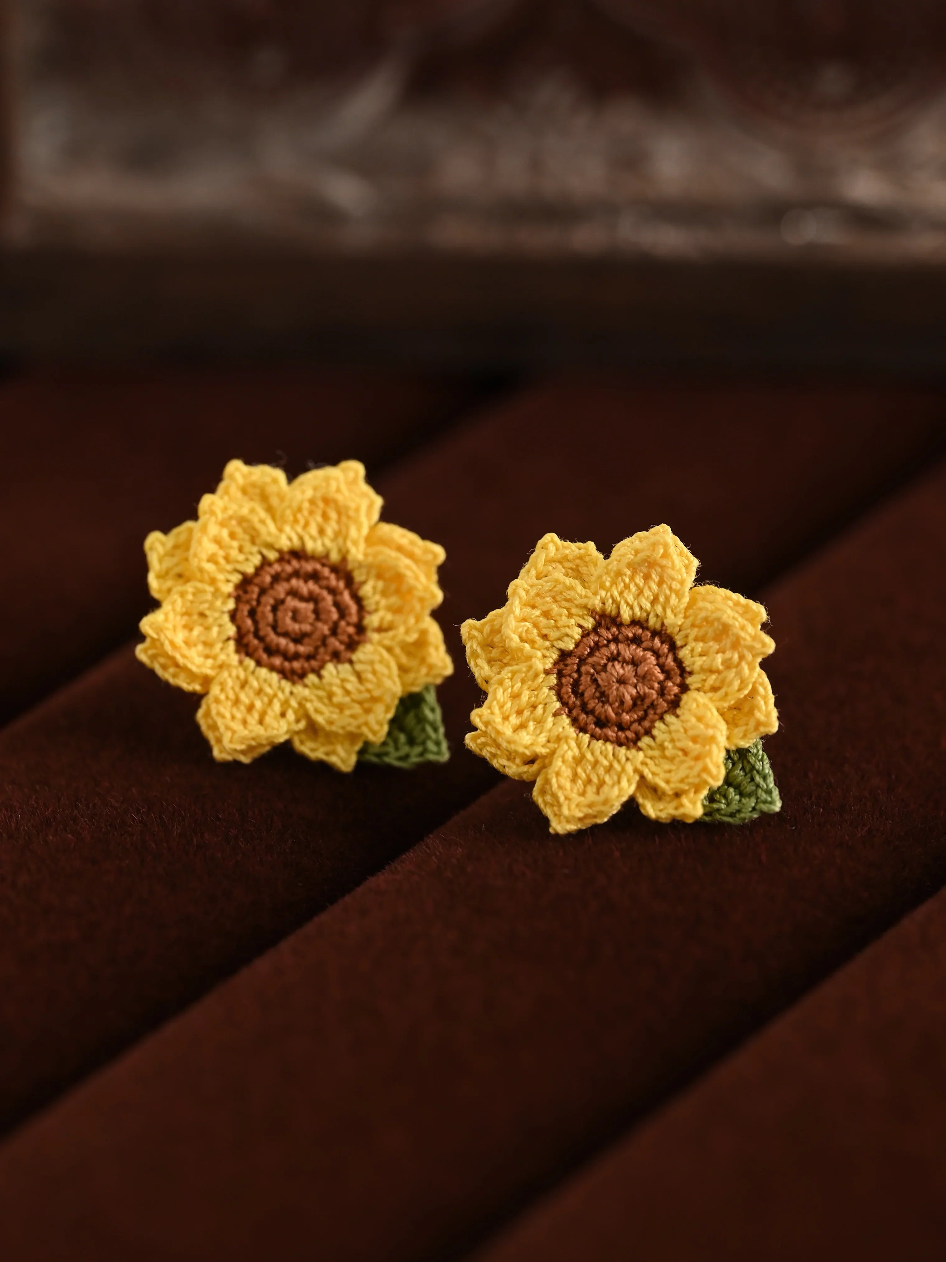 Sun-Kissed Sunflower Bloom Earrings