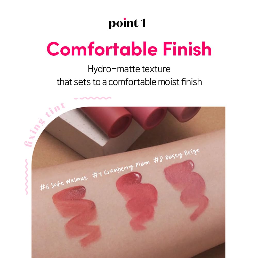 ETUDE Fixing Tint #19 Coral Breeze - Long-Lasting Waterproof Lip Stain (4g) | Korean Makeup, K-beauty
