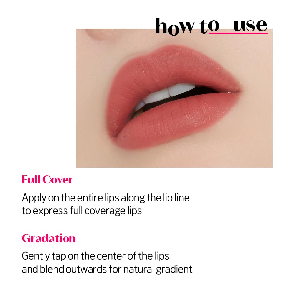 ETUDE Fixing Tint #19 Coral Breeze - Long-Lasting Waterproof Lip Stain (4g) | Korean Makeup, K-beauty