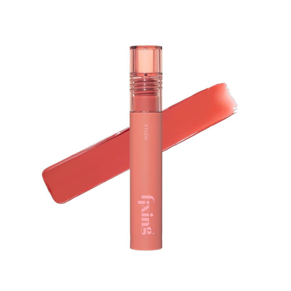 ETUDE Fixing Tint #19 Coral Breeze - Long-Lasting Waterproof Lip Stain (4g) | Korean Makeup, K-beauty
