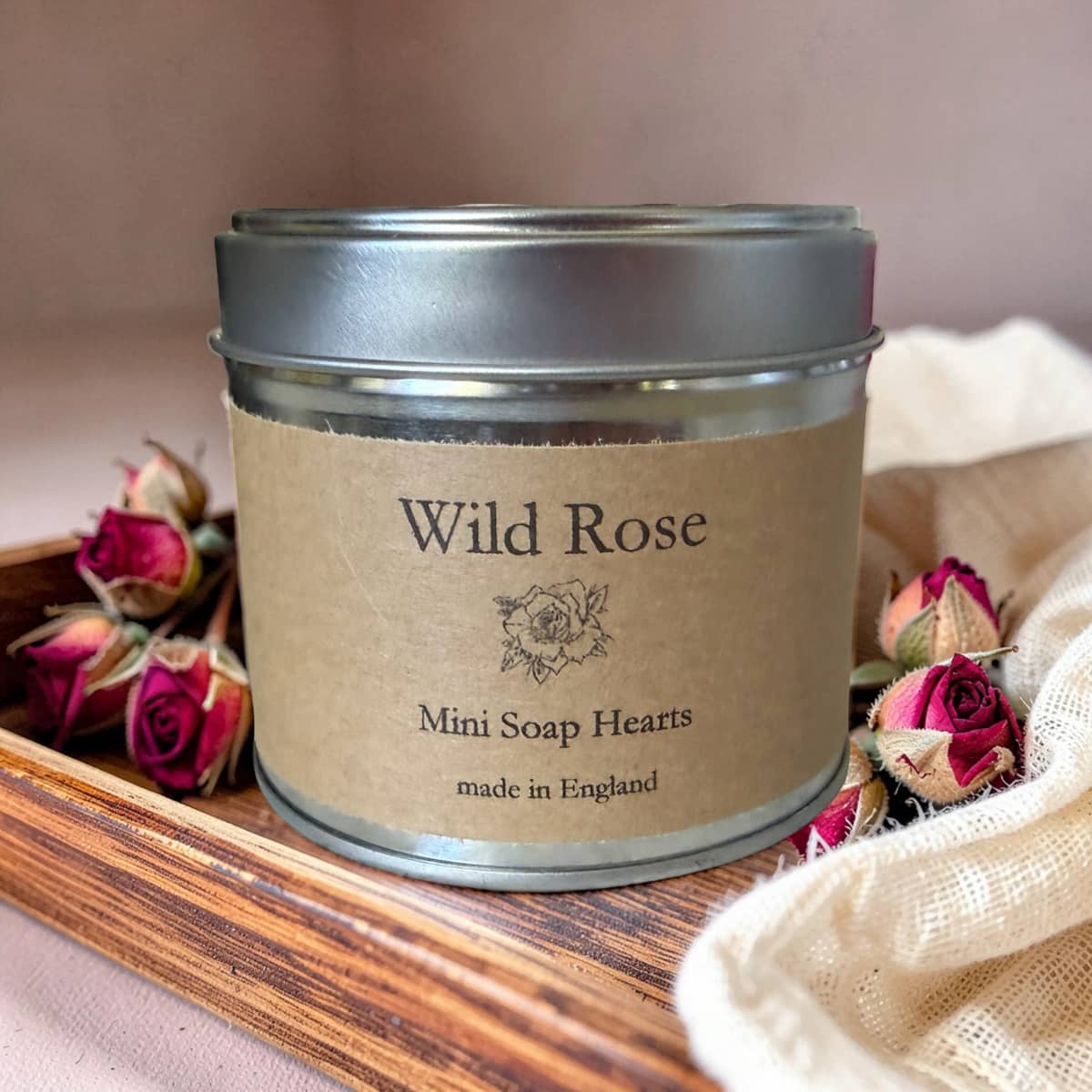 Wild Rose Soap Hearts