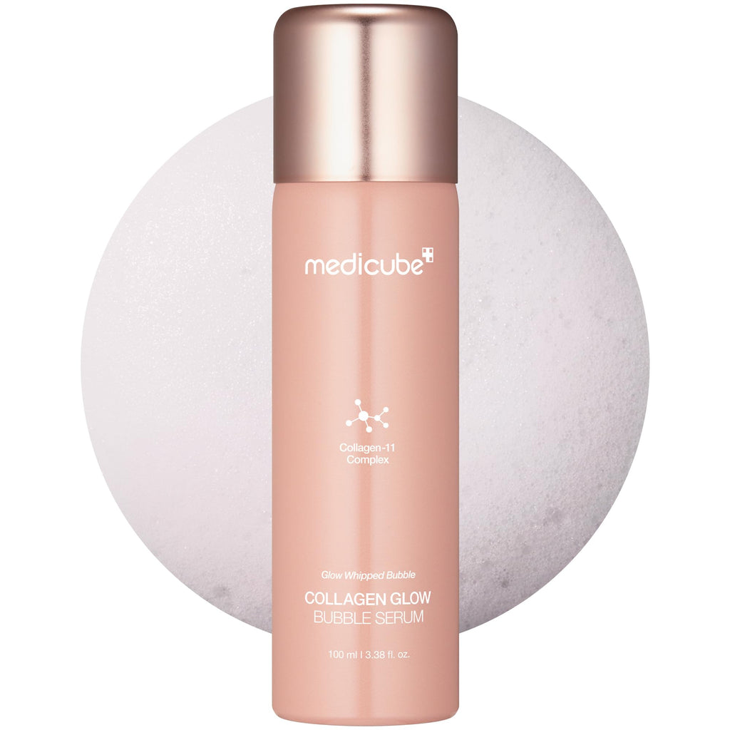 Medicube Collagen Glow Bubble Serum – Fast-Absorbing Bubble Serum for 24h Glow & Lift | Korean Skincare (3.38 fl oz)